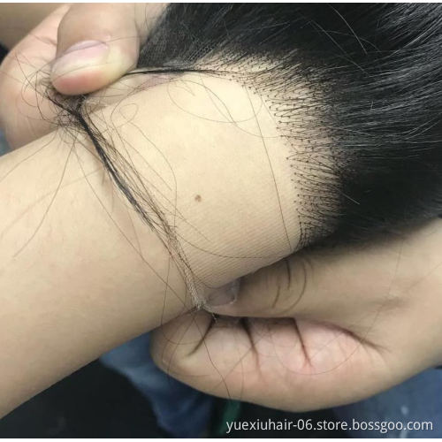 Top Quality Virgin Cuticle Aligned Hair Super Fine Swiss Lace HD Lace13x4 13x6 Frontal with Baby Hair